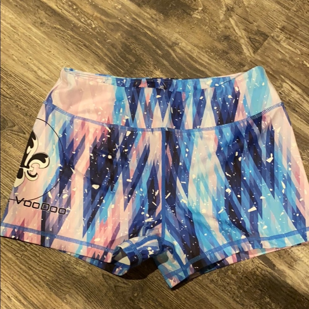 Barbell Voodoo size XL Pink Purple and Blue shorts